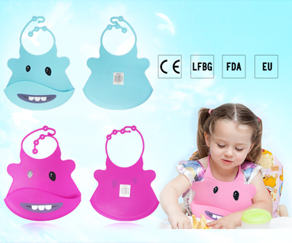 Silicone baby bib